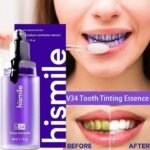 Hismile V34 Purple Whitening Toothpaste Remove Stains Reduce Yellowing Care For Teeth Gums Fresh Breath Brightening Teeth